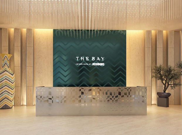 A 4-metre lobby in Missoni’s patterns